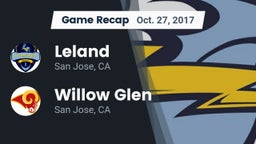 Recap: Leland  vs. Willow Glen  2017