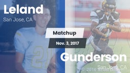 Matchup: Leland  vs. Gunderson  2017