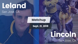 Matchup: Leland  vs. Lincoln  2018