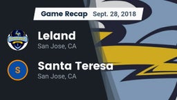 Recap: Leland  vs. Santa Teresa  2018