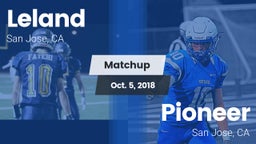 Matchup: Leland  vs. Pioneer  2018
