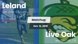 Matchup: Leland  vs. Live Oak  2018