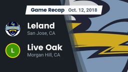 Recap: Leland  vs. Live Oak  2018