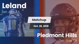 Matchup: Leland  vs. Piedmont Hills  2018