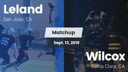 Matchup: Leland  vs. Wilcox  2019