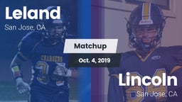 Matchup: Leland  vs. Lincoln  2019