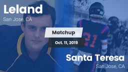Matchup: Leland  vs. Santa Teresa  2019