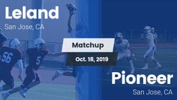 Matchup: Leland  vs. Pioneer  2019