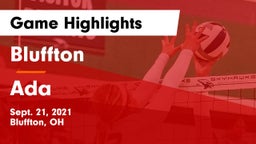 Bluffton  vs Ada  Game Highlights - Sept. 21, 2021
