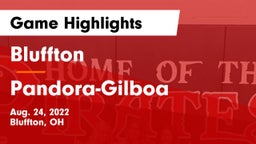 Bluffton  vs Pandora-Gilboa  Game Highlights - Aug. 24, 2022