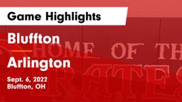 Bluffton  vs Arlington  Game Highlights - Sept. 6, 2022