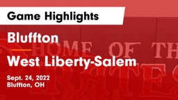 Bluffton  vs West Liberty-Salem  Game Highlights - Sept. 24, 2022