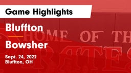 Bluffton  vs Bowsher  Game Highlights - Sept. 24, 2022