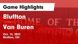 Bluffton  vs Van Buren  Game Highlights - Oct. 13, 2022