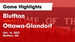 Bluffton  vs Ottawa-Glandorf  Game Highlights - Oct. 16, 2023