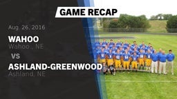 Recap: Wahoo  vs. Ashland-Greenwood  2016