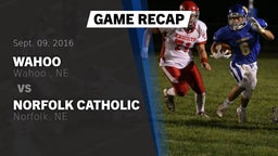 Recap: Wahoo  vs. Norfolk Catholic  2016