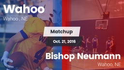 Matchup: Wahoo  vs. Bishop Neumann  2016