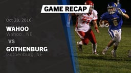 Recap: Wahoo  vs. Gothenburg  2016