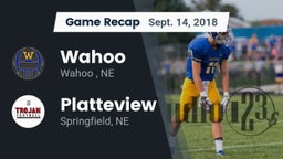 Recap: Wahoo  vs. Platteview  2018