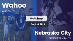 Matchup: Wahoo  vs. Nebraska City  2019