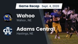Recap: Wahoo  vs. Adams Central  2020