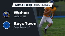 Recap: Wahoo  vs. Boys Town  2020