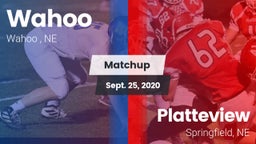 Matchup: Wahoo  vs. Platteview  2020