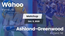 Matchup: Wahoo  vs. Ashland-Greenwood  2020