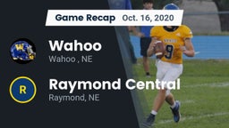 Recap: Wahoo  vs. Raymond Central  2020