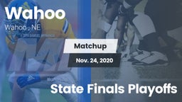 Matchup: Wahoo  vs. State Finals Playoffs 2020