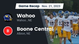 Recap: Wahoo  vs. Boone Central  2023