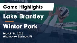 Lake Brantley  vs Winter Park  Game Highlights - March 31, 2023