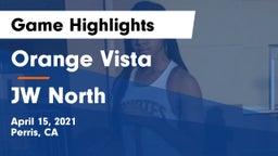 Orange Vista  vs JW North Game Highlights - April 15, 2021