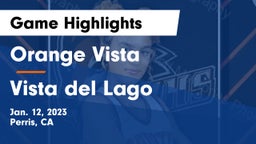 Orange Vista  vs Vista del Lago  Game Highlights - Jan. 12, 2023