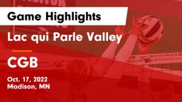 Lac qui Parle Valley  vs CGB Game Highlights - Oct. 17, 2022