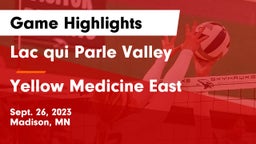 Lac qui Parle Valley  vs Yellow Medicine East  Game Highlights - Sept. 26, 2023