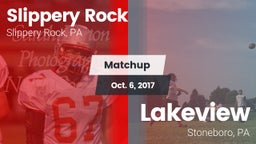Matchup: Slippery Rock High vs. Lakeview  2017