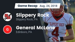 Recap: Slippery Rock  vs. General McLane  2018