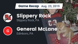 Recap: Slippery Rock  vs. General McLane  2019