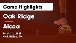 Oak Ridge  vs Alcoa  Game Highlights - March 2, 2022