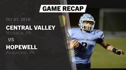 Recap: Central Valley  vs. Hopewell  2016