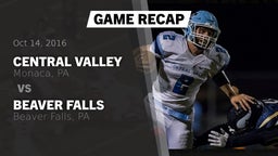 Recap: Central Valley  vs. Beaver Falls  2016