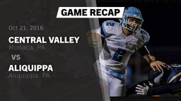 Recap: Central Valley  vs. Aliquippa  2016