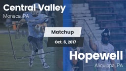 Matchup: Central Valley vs. Hopewell  2017