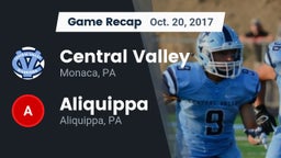 Recap: Central Valley  vs. Aliquippa  2017