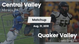 Matchup: Central Valley vs. Quaker Valley  2018