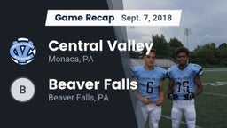 Recap: Central Valley  vs. Beaver Falls  2018