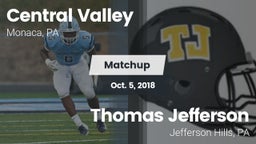 Matchup: Central Valley vs. Thomas Jefferson  2018