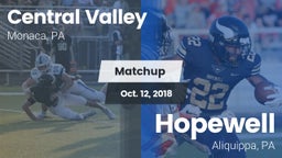 Matchup: Central Valley vs. Hopewell  2018